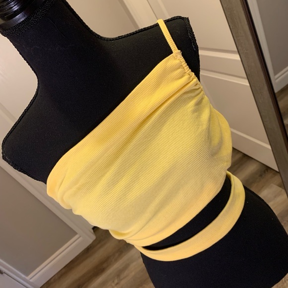 SHEIN Cut Out Ruched One Shoulder Top - Picture 8 of 15